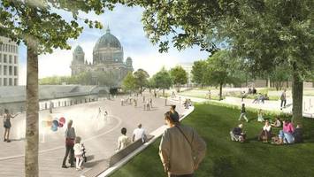In Berlins Mitte wird das Marx-Engels-Forum jetzt grün
