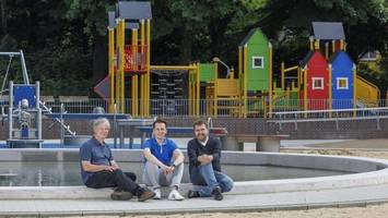 Einmalig in Hamburg: Strand-Spielplatz mit Hightech-Planschbecken