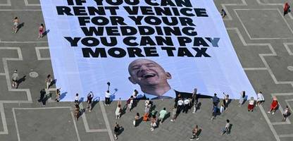 Jeff Bezos - Hochzeit in Venedig: Krieg in Nahost bringt Pläne durcheinander