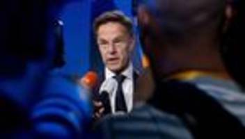 nato-generalsekretär: jetzt live: mark rutte spricht über die ergebnisse des nato-gipfels