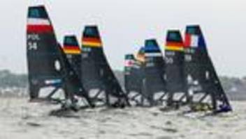 Segeln: Kieler Woche: Olympia-Werbung für Segeln auf der Förde