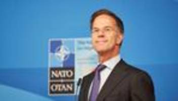 nato-generalsekretär: rutte sieht kein problem bei veröffentlichung von nachricht an trump
