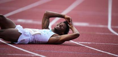 Leichtathletik: US-Sprinter Robinson gewinnt trotz verrutschter Hose