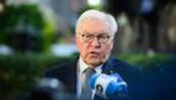 Nahost: Bundespräsident Steinmeier pocht auf Einhaltung des Völkerrechts