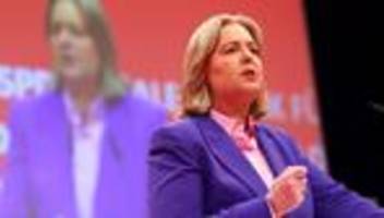 Parteitag der SPD: Bärbel Bas kritisiert Scheindebatte um angeblich faule Deutsche