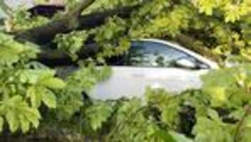 Sturm und Gewitter: Mehrere Menschen durch Unwetter verletzt