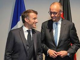eu hat us-vorschlag erhalten: merz und macron fordern schnellen zoll-deal mit trump
