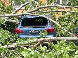Schwerpunkt in Region Berlin: Unwetter sorgt für Schäden und eine lebensgefährlich Verletzte
