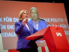 umgang mit vorgängerin esken: bärbel bas kritisiert spd auf parteitagsbühne
