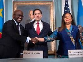 Vertragsschluss in Washington: Ruanda und Kongo schließen Frieden nach Jahrzehnten des Kriegs
