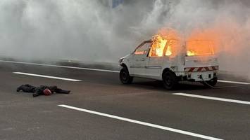 Theaternebel in neuem Tunnel: Feuerwehr probt den Ernstfall