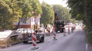 harburg, aufgepasst: baustelle auf der b73 – ab montag wird es eng