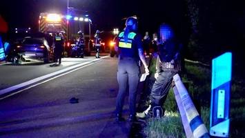 kollision mit pkw: motorradfahrer stirbt auf der a1