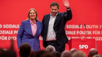 SPD-Parteitag: Bas top, Klingbeil abgestraft: SPD hat neues Führungsduo