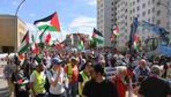Nahost-Konflikt: Festnahmen und Verletzte bei propalästinensischer Demo
