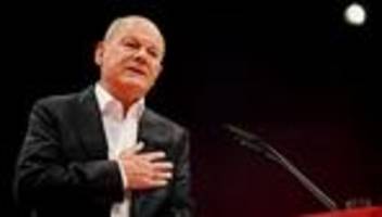 Parteitag: Scholz: Will Altkanzler sein, über den sich die SPD freut