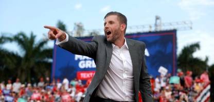 eric trump: sohn von donald trump sinniert über eine mögliche präsidentschaftskandidatur