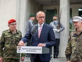 Am Tag der Bundeswehr: Merz besucht Stützpunkt und spricht klare Worte