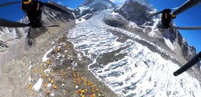 Drohnen-Müllabfuhr holt Abfall vom Mount Everest