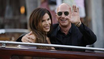 abschluss der bezos-hochzeit: gäste durften keine fotos machen