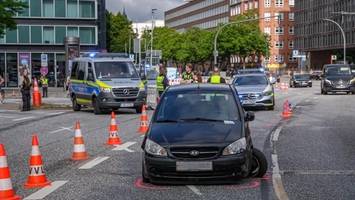 Wilde Verfolgungsjagd endet mitten in der Hamburger City
