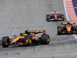 Formel 1 in Spielberg: Norris gewinnt knapp vor Piastri