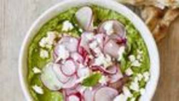 Erbsen-Minze-Dip: Grüner Smoothie? Grüner Dip!
