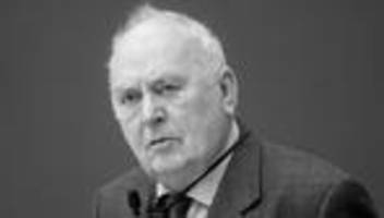 Sachsen-Anhalt: Sachsen-Anhalts Ex-Ministerpräsident Wolfgang Böhmer gestorben