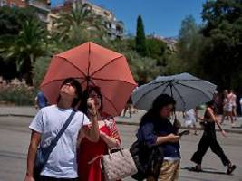 Hitzewelle in Touristenhotspot: Barcelona meldet heißesten Juni-Tag jemals