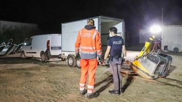 höllenlärm an akn-baustelle: nachbarn vereiteln schweren diebstahl