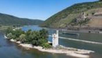 Fallende Wasserstände: Trockenheit: Schiffe auf Rhein mit weniger Ladung unterwegs