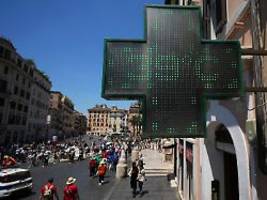 Europa ächzt unter Temperaturen: Hitze in Italien: In mehreren Städten fällt der Strom aus