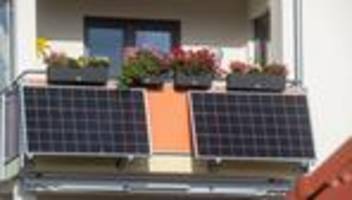 energie: zahl der balkonkraftwerke in thüringen gestiegen
