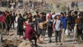Gaza: Ich muss Essen mitbringen