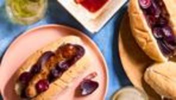 würstchen mit schwarzkirschen: mit diesen würstchen ist gut kirschen essen