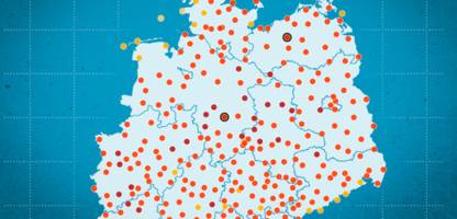Hitze in Deutschland: Wo heute Rekordwerte gemessen wurden - Deutschlandkarte