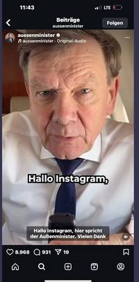 social media: „hier spricht der außenminister“