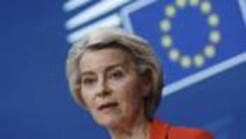 Handelskonflikt: Von der Leyen dämpft Erwartungen an Einigung im Zollstreit mit den USA