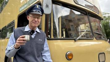 traditionsbus der linie 218: zeitreise im doppeldecker