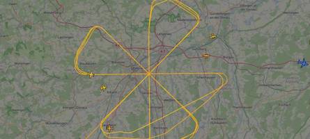 Glücklicher Pilot? Das steckt hinter dem „Kleeblatt-Flug“ über Ulm und Neu-Ulm