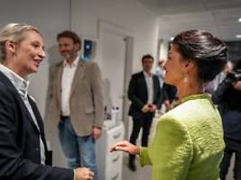 Brandmauer sei undemokratisch: Wagenknecht offen für Gespräche mit AfD