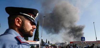 Italien: Feuerwehr zeigt Ausmaße der Tankstellenexplosion in Rom – 30 Verletzte