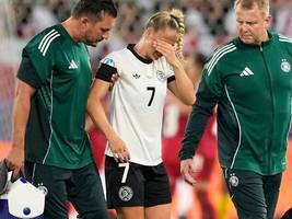 Fußball-EM in der Schweiz: Deutschland gewinnt – und macht sich große Sorgen um die Kapitänin