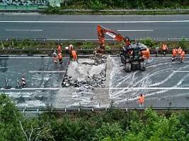 A3, A5, A14 betroffen: Autobahn-Sperrungen wegen Hitzeschäden