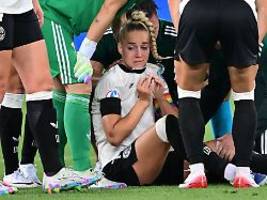 Schock fürs DFB-Team: Kapitänin Giulia Gwinn fällt durch Knie-Verletzung bei EM aus