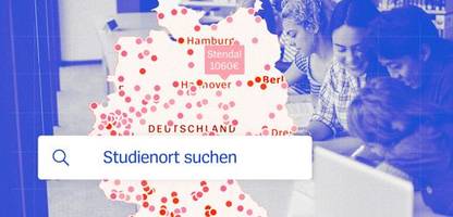 studium: wie viel bezahle ich in welcher stadt? – interaktiver rechner