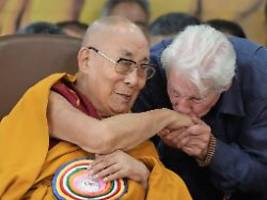 Tibets Oberhaupt wird 90: Richard Gere feiert mit Dalai Lama dessen Geburtstag