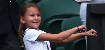 Tara Djokovic stiehlt ihrem Papa Novak Djokovic in Wimbledon die Show