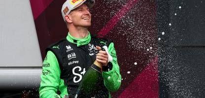 Formel 1 in Silverstone: Nico Hülkenberg feiert den größten Moment seiner Karriere