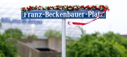 kurz nach dem beckenbauer-platz: münchner politiker wollen keine personen mehr als straßennamen